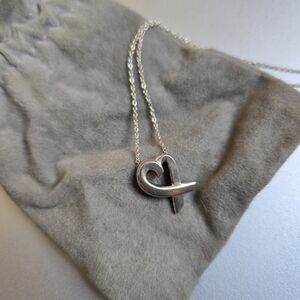 Elegant Silver Heart Pendant Necklace